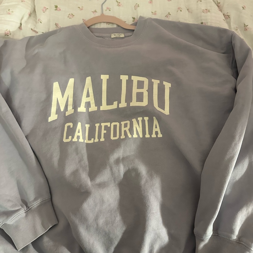 Brandy Melville Lavender Blue Crewneck Sweater